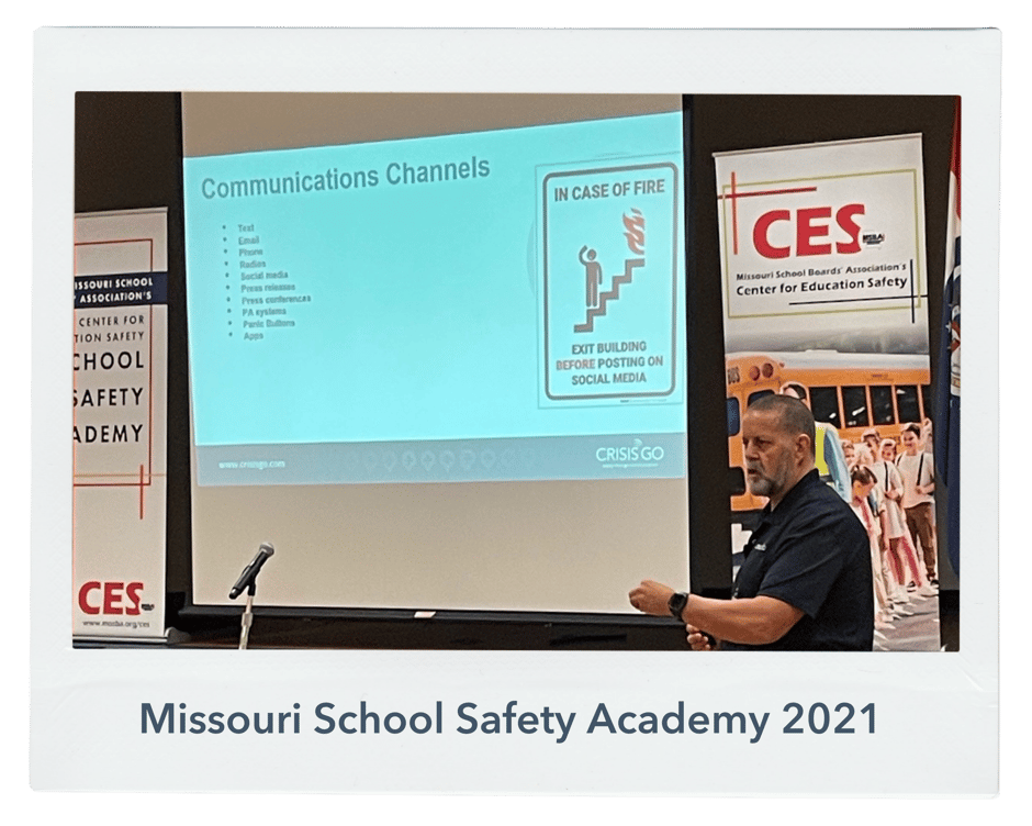 Leading the 2021 Missouri School Safety Academy in Partnership with MSBA